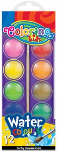 Aquarelles Colorino Kids petites 12 couleurs
