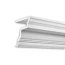 Corniche Profhome 401301 Profil de façade Moulure décorative Moulure décorative design intemporel classique blanc 2 m-1