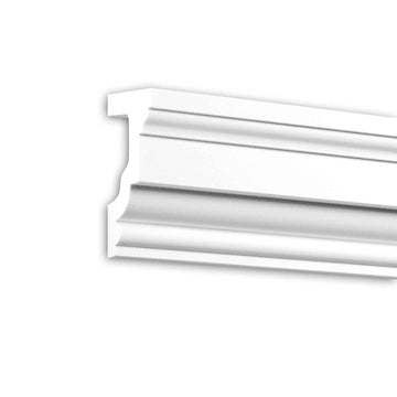 Appui de fenêtre Profhome 482202 Moulure exterieure Encadrement de fenêtre Élément de façade design intemporel classique blanc 2 m