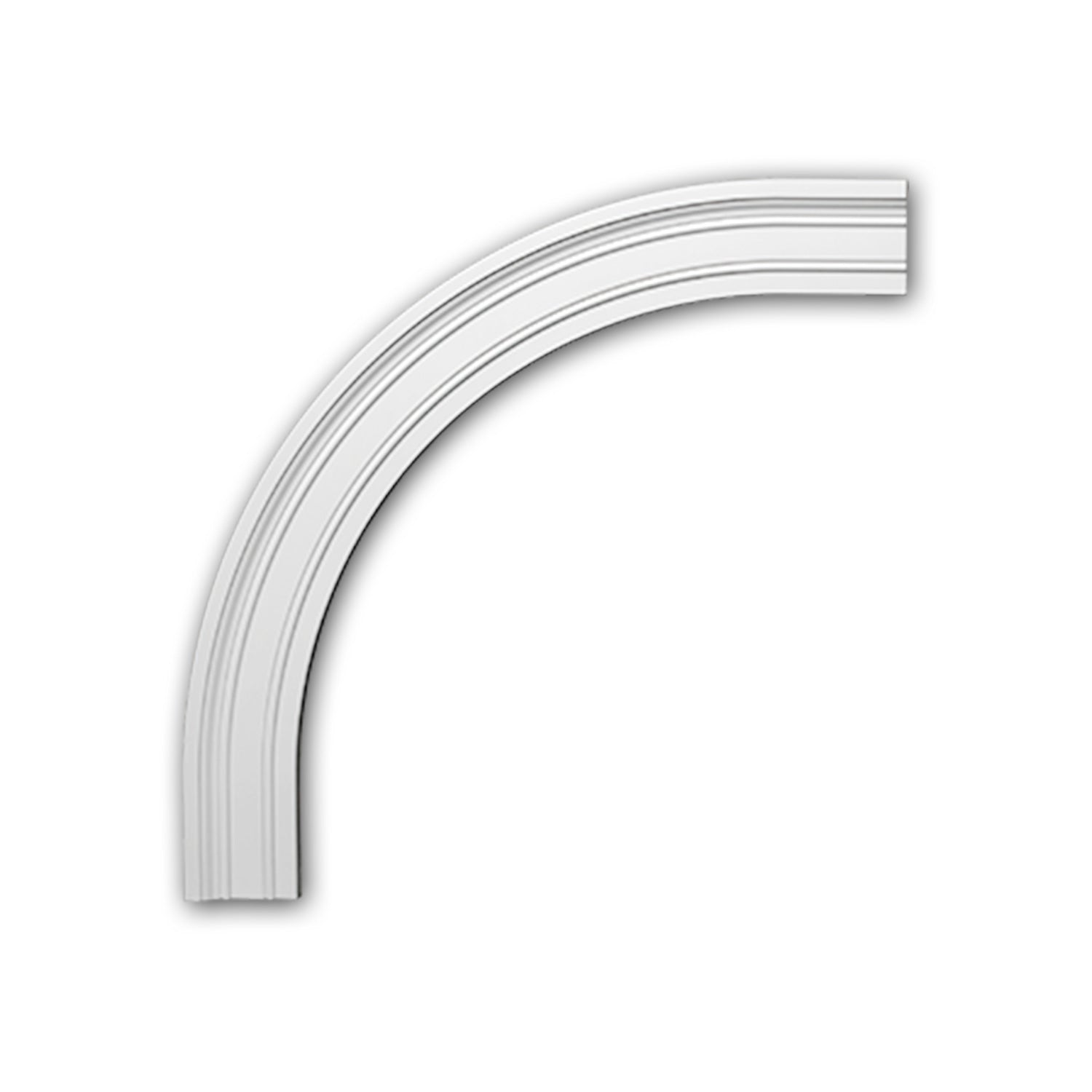 Encadrement d'arche Profhome 487033 Élément de façade Encadrement de fenêtre Élement décorative style Néo-Classicisme blanc