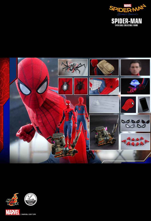 Figurine Hot Toys QS014 - Marvel Comics - Spider-Man : Homecoming - Spider-Man Standard Version