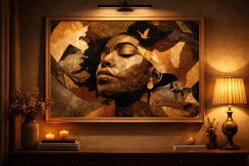 Tableau cadre en bois BOHEMIA - 0