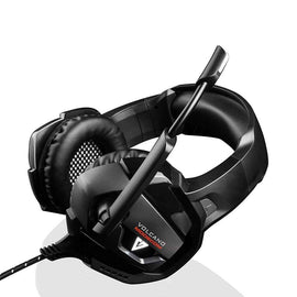 Casque de jeu Modecom Volcano MC-859 Bow avec microphone, câble 3,5 mm et 2,2 m, noir