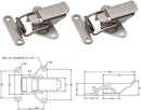 Chiusura A Leva per Tavoli Bauli Ante Fai da Te - Kit 2pz o 10pz