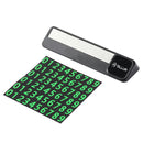 Carte de numéro de téléphone de stationnement temporaire Tellur Basic en plastique noir