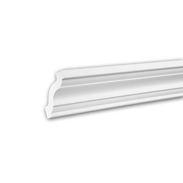 Corniche 150141F Profhome Moulure décorative flexible style Néo-Classicisme blanc 2 m