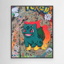 Bulbizarre impression sur toile de l'œuvre originale