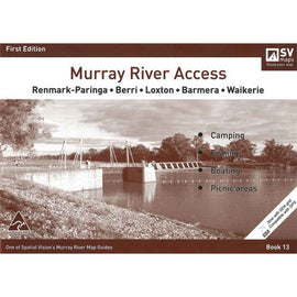 Murray River Access #13 Renmark-Paringa to Waikerie Map