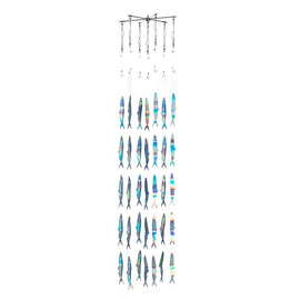 Dredge Bar with 7 Laser Fish Strip 12"