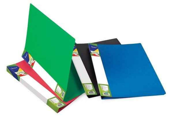 Chemise à onglets spiralés Forpus, A4, bleu