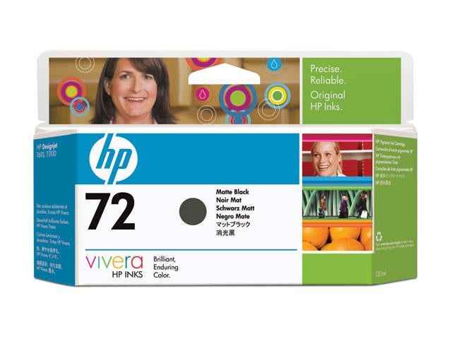 Cartouche d'encre HP 72 originale C9403A noir mat haute capacité 130 ml 1 paquet