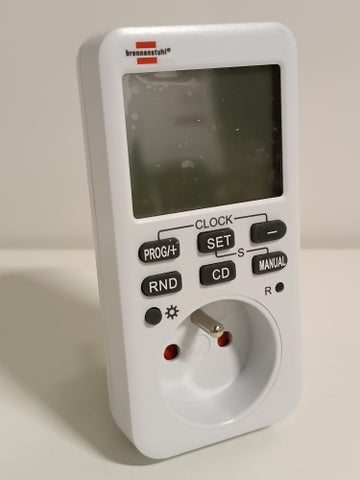 Ecost customer return Brennenstuhl 1506321 ComfortLine Weekly Timer White (Digital Programmable Sock