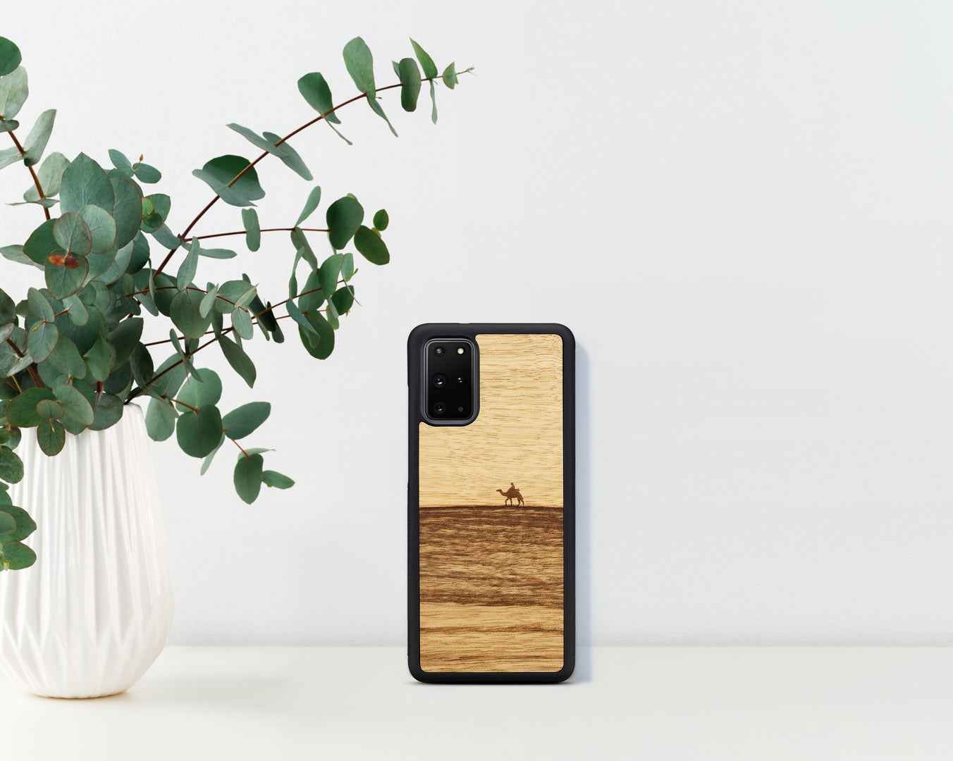 Coque MAN&WOOD pour Galaxy S20+ noir terra