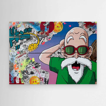 Tortue Géniale reproduction officielle sur toile de l'œuvre