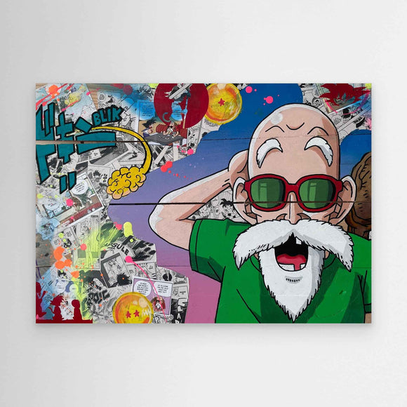 Tortue Géniale reproduction officielle sur toile de l'œuvre
