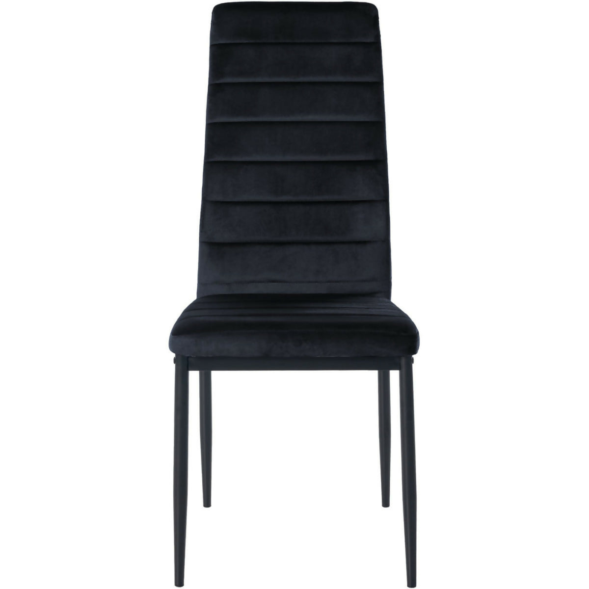 Mayfair Velvet Chair - Black - 0