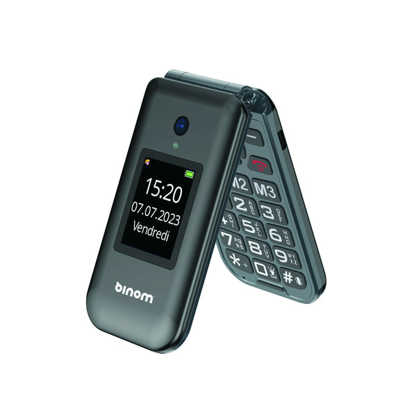 Téléphone mobile senior à clapet 4g binom x3 - Clicktofournisseur.com