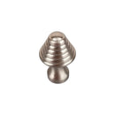 Bouton de meuble LAMPE, Finition zamak nickel mat