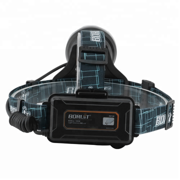 Lampe frontale à led boruit yhx-1030 avec sifflet sos