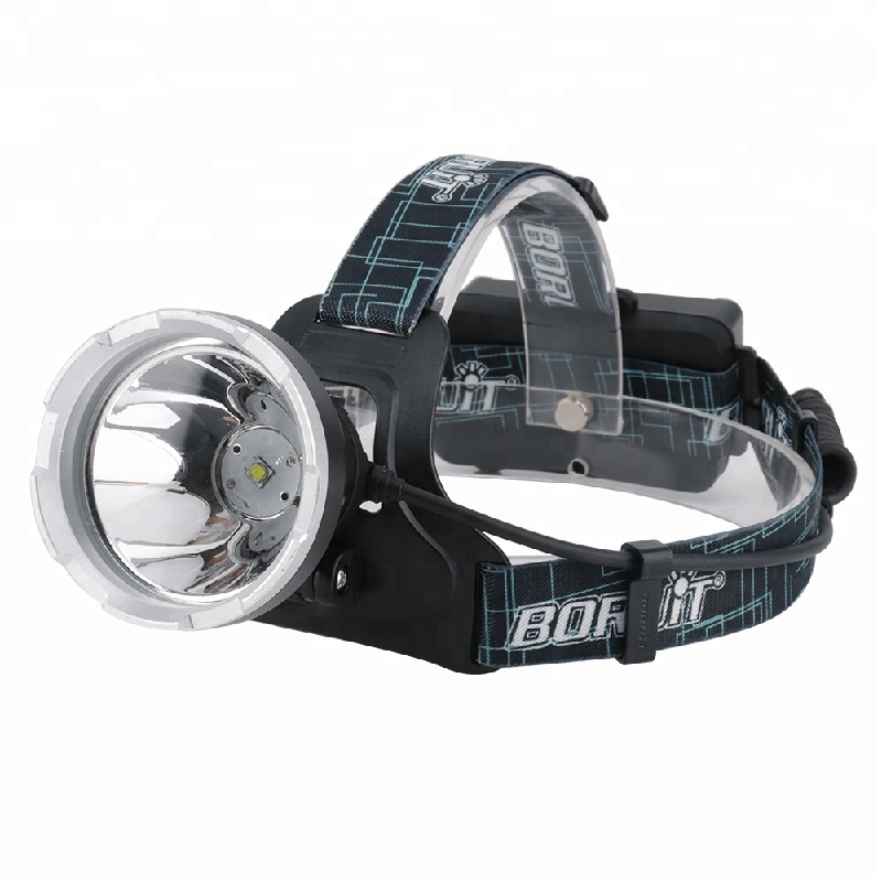 Lampe frontale à led boruit yhx-1030 avec sifflet sos