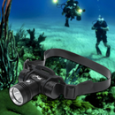 Lampe frontale LED BORUiT YHX-1362, pour la plongée jusqu'à 60 m sous l'eau