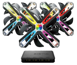 Pack de 3 projecteurs Zalman ZM-SF120A3 120 mm ARGB