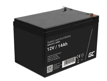 Batterie rechargeable industrielle Green Cell AGM08 plomb-acide scellé (VRLA) 14 000 mAh 12 V