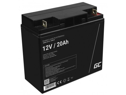 Batterie rechargeable industrielle Green Cell AGM10 plomb-acide scellé (VRLA) 20 000 mAh 12 V
