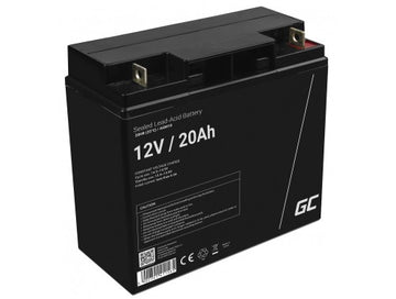 Batterie rechargeable industrielle Green Cell AGM10 plomb-acide scellé (VRLA) 20 000 mAh 12 V