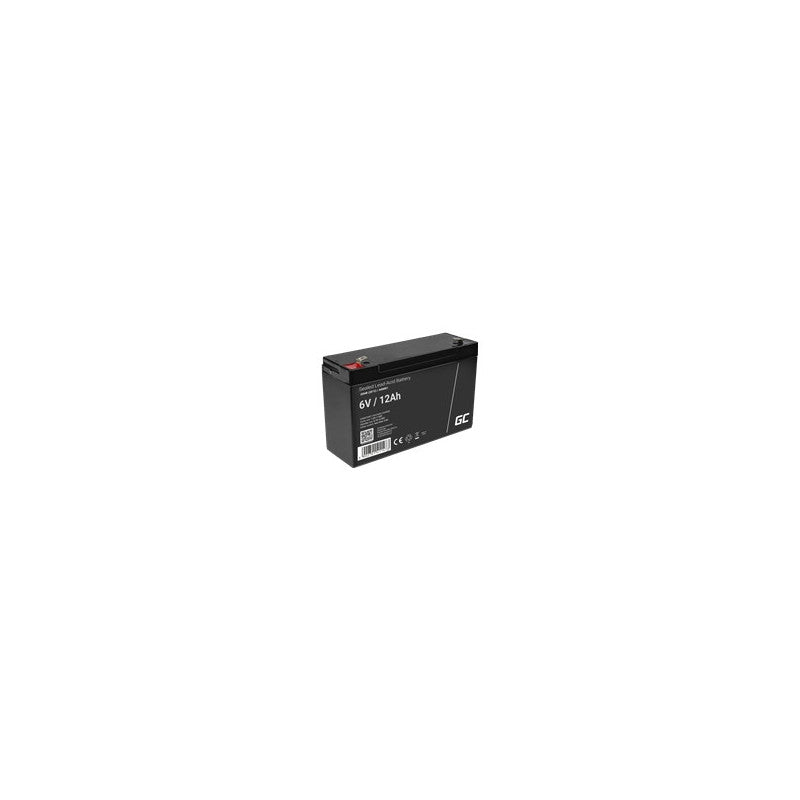 Batterie green cell agm 6 v 12 ah 12 000 mah plomb-acide scellée vrla