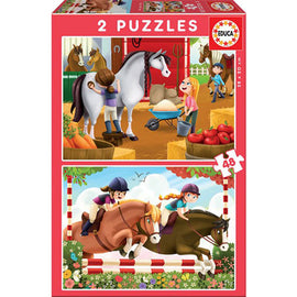 Educa Puzzle Collection 2 sets with 48pcs - 0