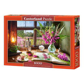 Castorland Still Life With Violet Snapdragons Puzzle 1000pcs