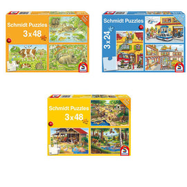 Schmidt Jigsaw Puzzle 3x48pcs - 0