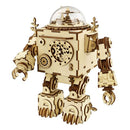 Robotime DIY Mechanical Wooden Music Box-8