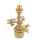 Robotime DIY Mechanical Wooden Music Box-5