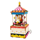 Robotime DIY Mechanical Wooden Music Box-7