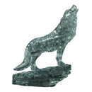 3D Crystal Jigsaw Puzzle Wolf Figure (Black)-2