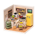 DIY 3D Plastic Miniature House Happy Meals Kitchen-2