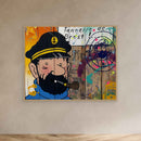 Capitaine Tonnerre  impression sur toile de l'œuvre originale