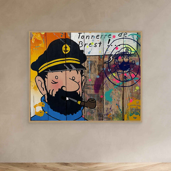 Capitaine Tonnerre  impression sur toile de l'œuvre originale