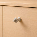 Bouton de meuble LAMPE, Finition zamak nickel mat