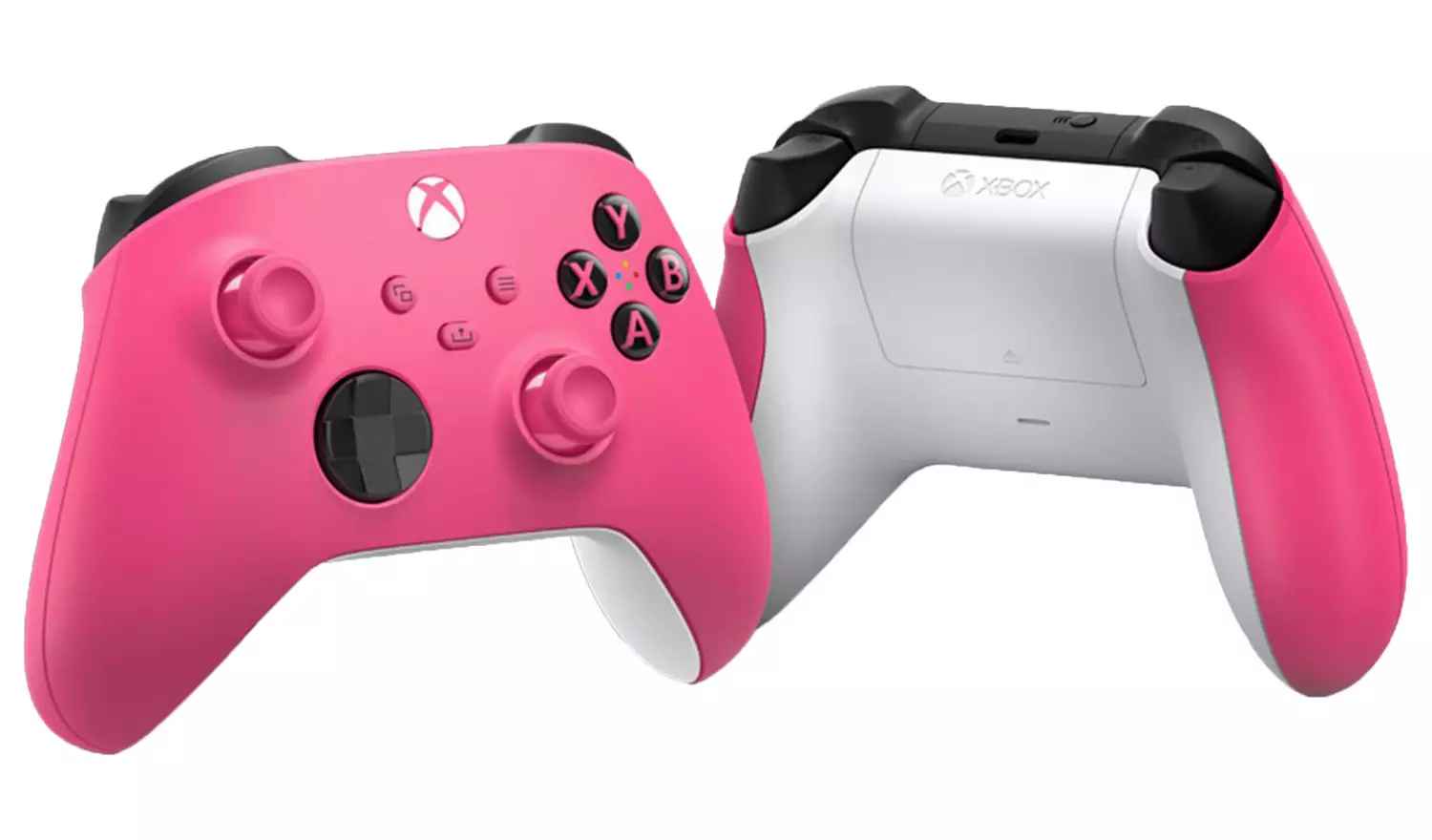 Manette sans fil Microsoft Xbox rose, blanche, Bluetooth, analogique/numérique, pour Xbox Series S, Android, Xbox Series X, iOS, PC