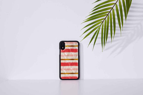 Coque iKins pour iPhone XR, motif gâteau court noir