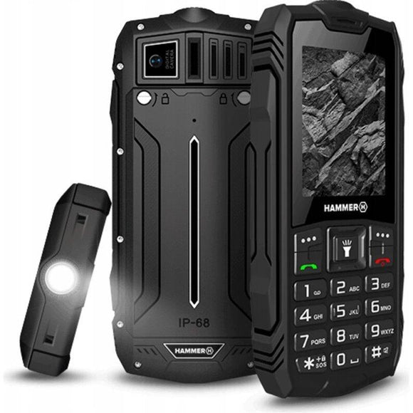 Hammer | Rock | Black | 2.4 " | TFT | 32 MB | 32 MB | Dual SIM | Bluetooth | 3.0 | Main camera resolution 0.3 MP | 1800 mAh