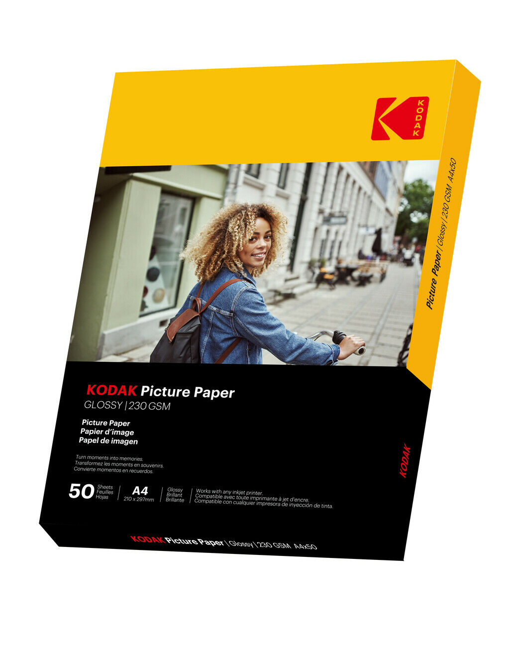 Papier photo Kodak 230 g, 11,8 mil, brillant, 4/6 x 100 (9891267)