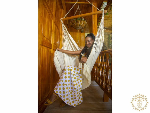 Hamac chaise xl  blanca