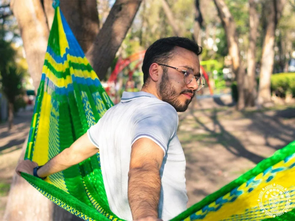 Hamac mexicain maya xxl  guacamaya