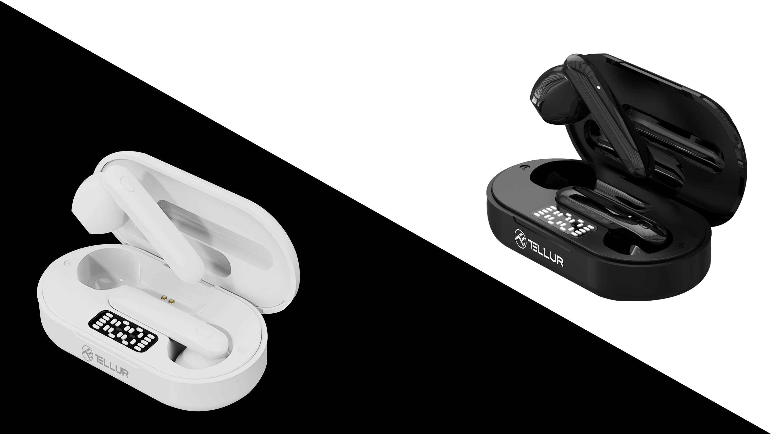 Écouteurs sans fil Tellur Flip True Blanc