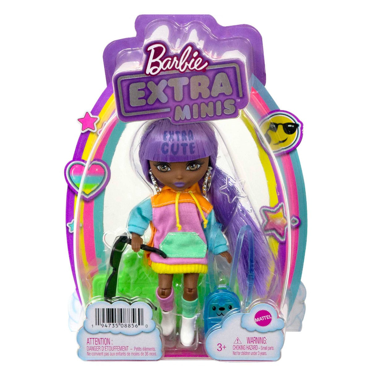 Barbie® Extra Mini nukk  lavendlijuustega