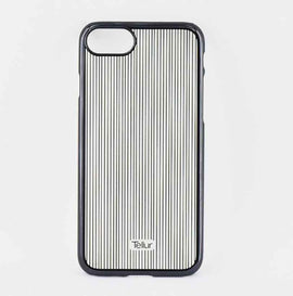 Coque rigide Tellur Cover pour iPhone 7 à rayures verticales, noire